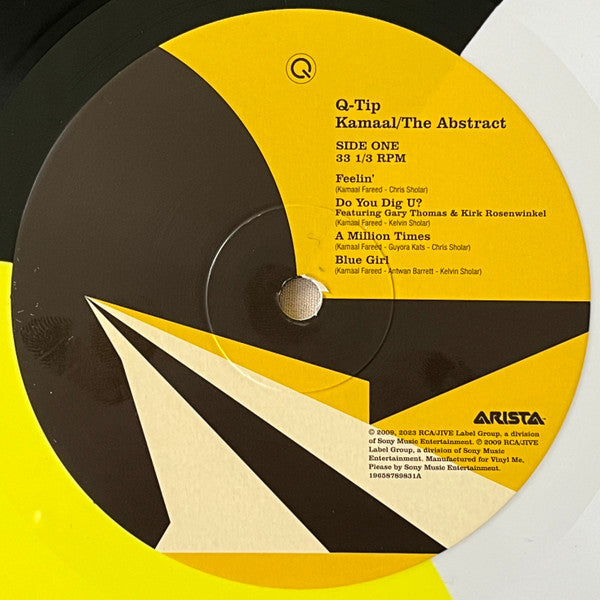 Q-Tip - Kamaal/The Abstract (BLACK, WHITE, & YELLOW VINYL) | Mint (M) Mint (M) Love Vinyl Records