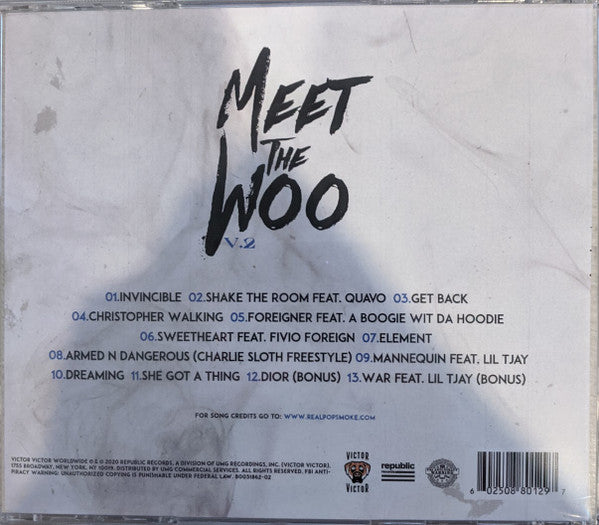 Pop Smoke - Meet The Woo V.2 (CD) | Mint (M) Mint (M) Love Vinyl Records