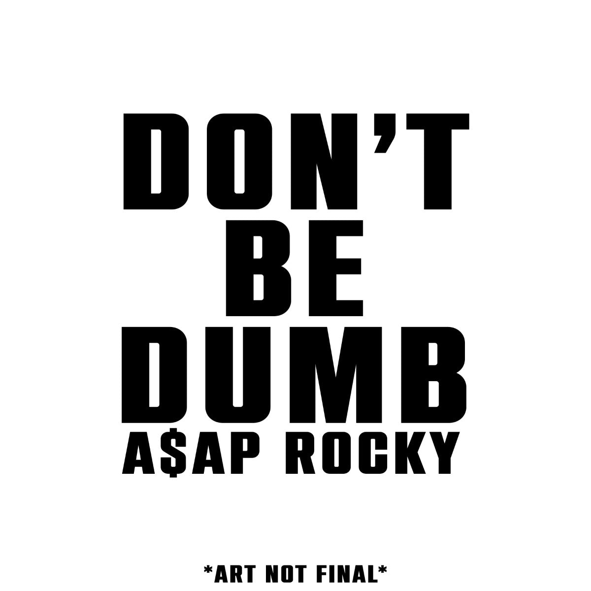 A$ap Rocky - (PRE-ORDER TBD) Don't Be Dumb (CD) | Mint (M) Mint (M) Love Vinyl Records
