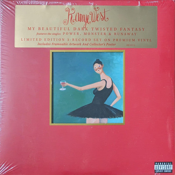 Kanye West - My Beautiful Dark Twisted Fantasy | Mint (M) Mint (M) Love Vinyl Records