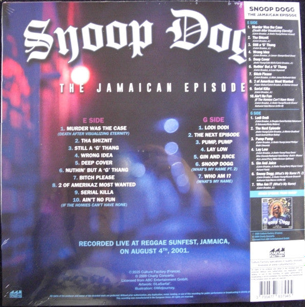 Snoop Dogg - The Jamaican Episode (2025 RSD VINYL) | Mint (M) Mint (M) Love Vinyl Records
