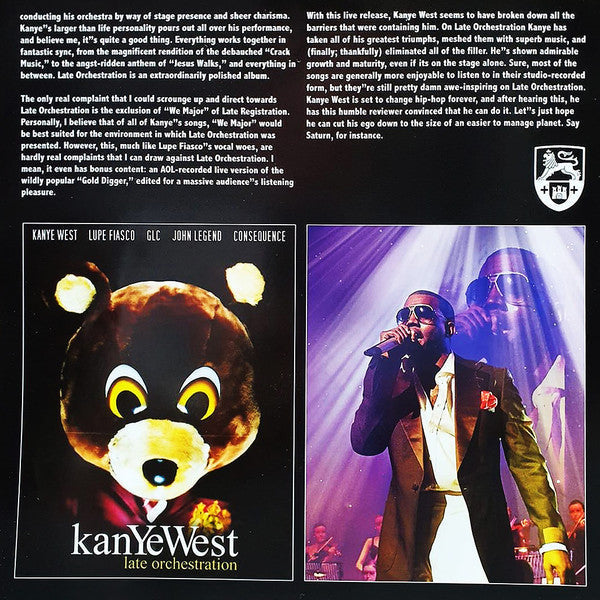 Kanye West - Late Orchestration (COLOR VINYL LP) | NEW Mint (M) Mint (M) Love Vinyl Records