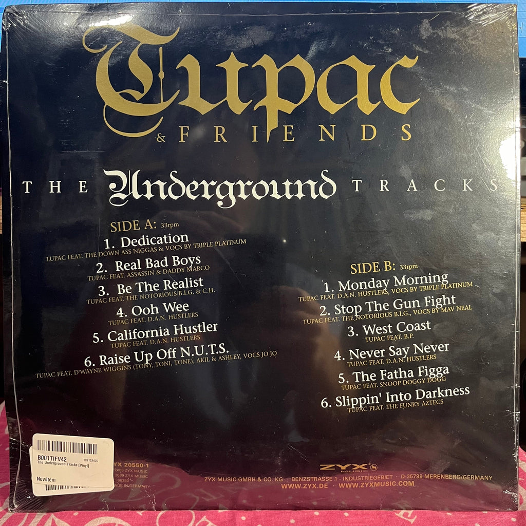 Tupac & Friends - The Underground Tracks | Mint (M) Very Good Plus (VG+) Love Vinyl Records