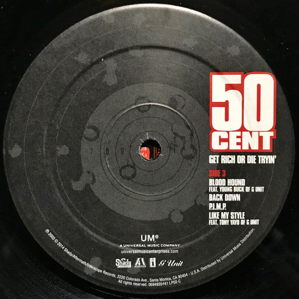Get Rich Or Die Tryin' (2xVINYL) | Near Mint- (NM-) Near Mint (NM or M-) Love Vinyl Records