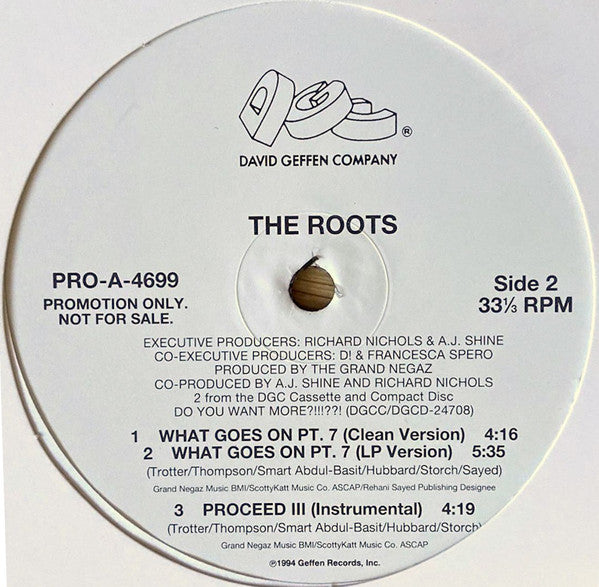 The Roots - Proceed (Pts 1&3) | Near Mint (NM) Excellent (EX) Love Vinyl Records