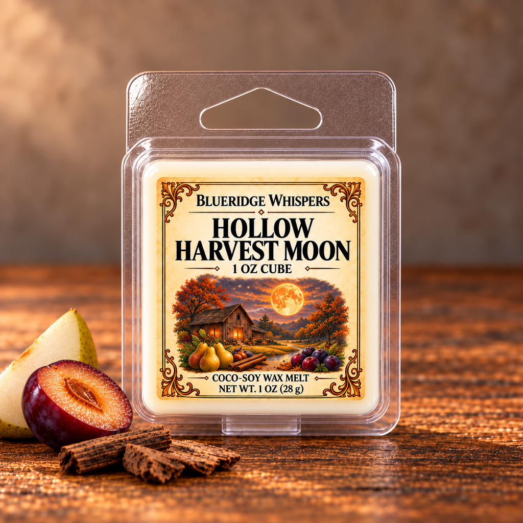 Hollow Harvest Moon Wax Melts Blue Ridge Whispers
