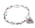 Hope Strength Courage Pink Ribbon Bracelets The Awareness Company