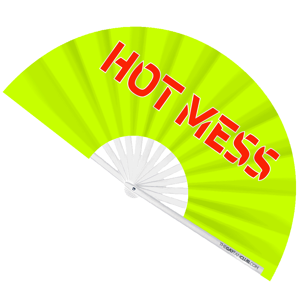 Hot Mess Fan (UV) The Gay Fan Club