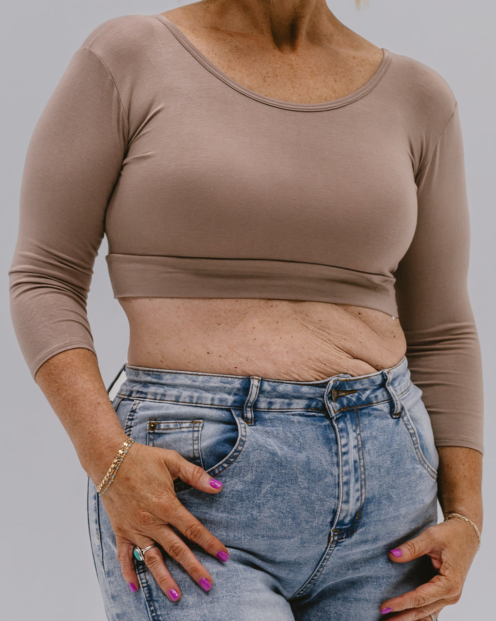 Classic 3/4 Sleeve Halftee HALFTEE Layering Fashions