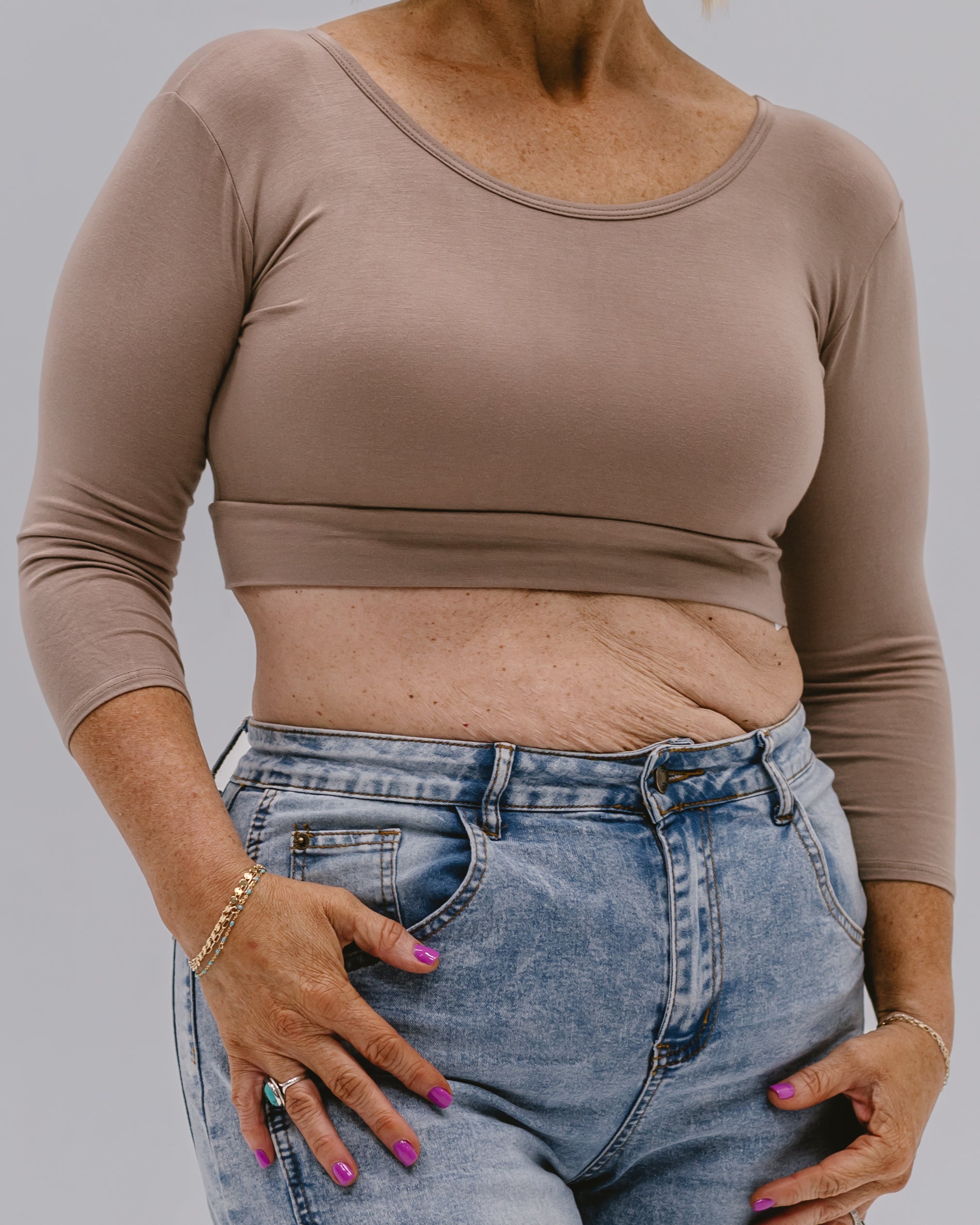 Classic 3/4 Sleeve Halftee HALFTEE Layering Fashions