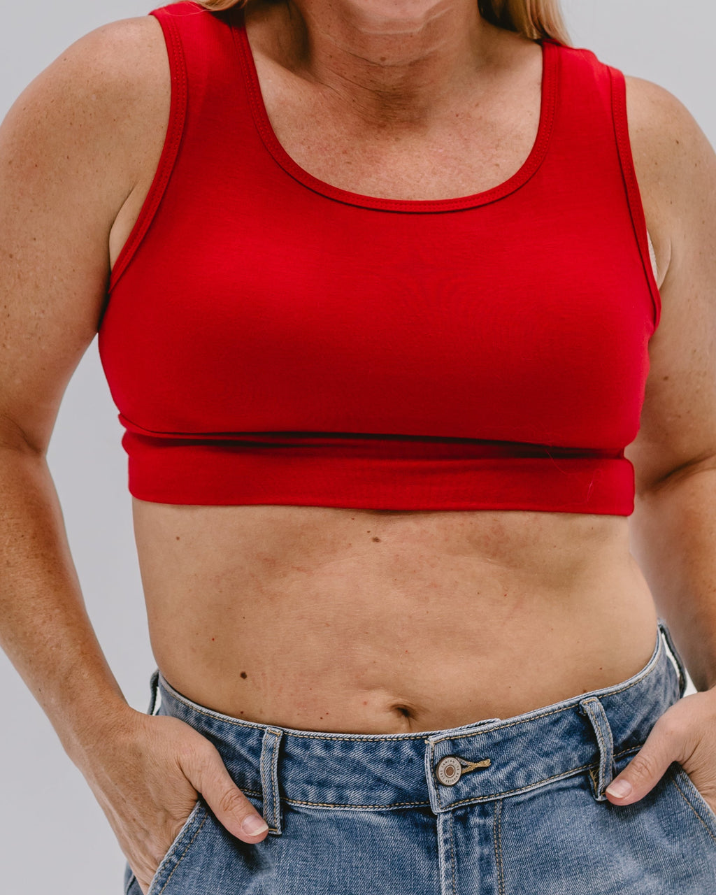 Classic Wide Strap Tank Halftee HALFTEE Layering Fashions