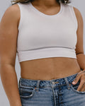 Crew Neck Tank Halftee HALFTEE Layering Fashions