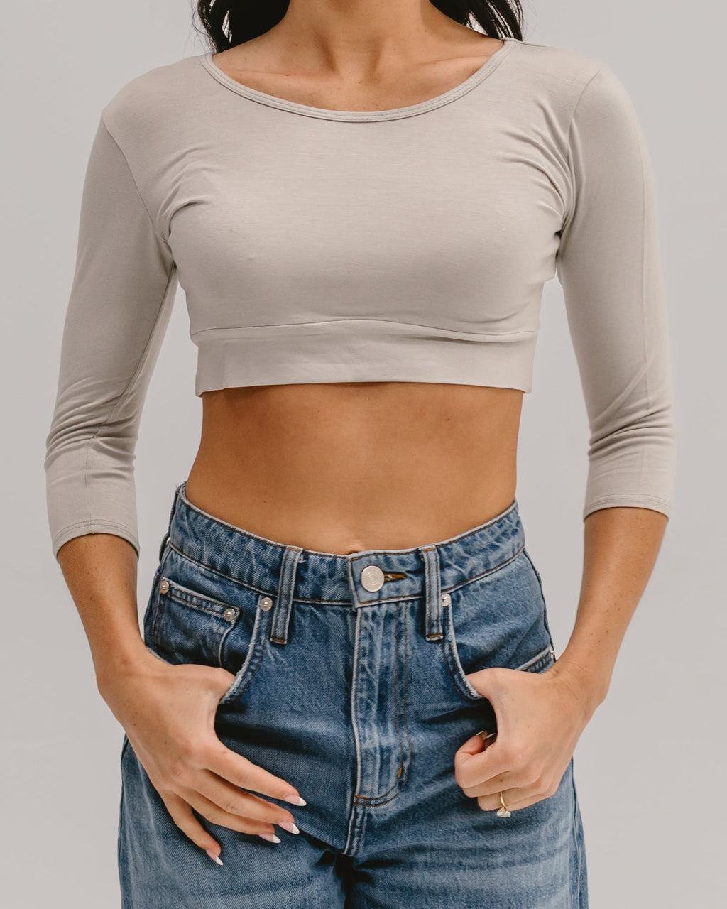 Classic 3/4 Sleeve Halftee HALFTEE Layering Fashions