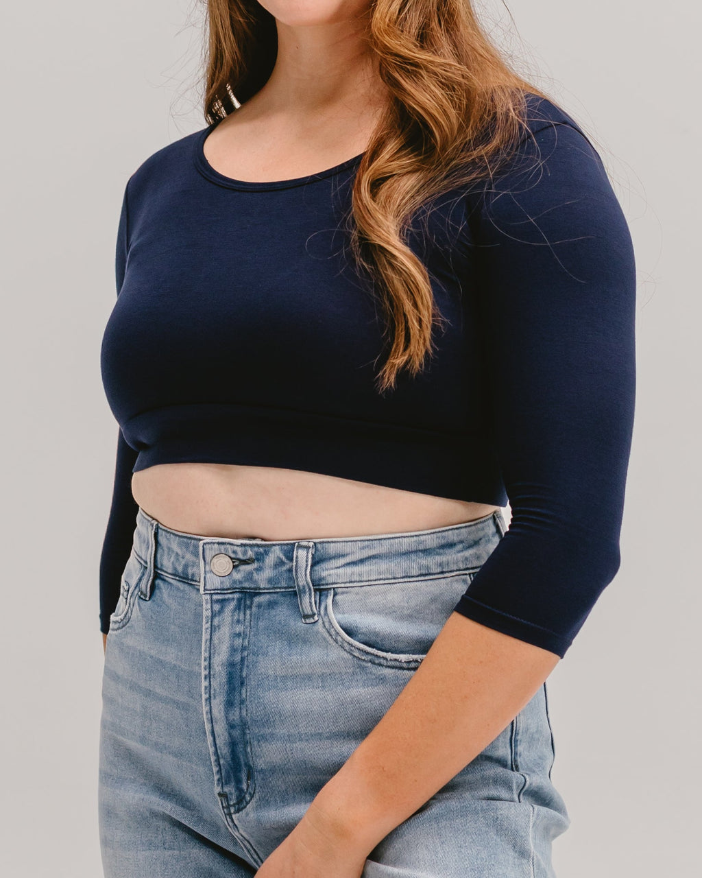 Classic 3/4 Sleeve Halftee HALFTEE Layering Fashions