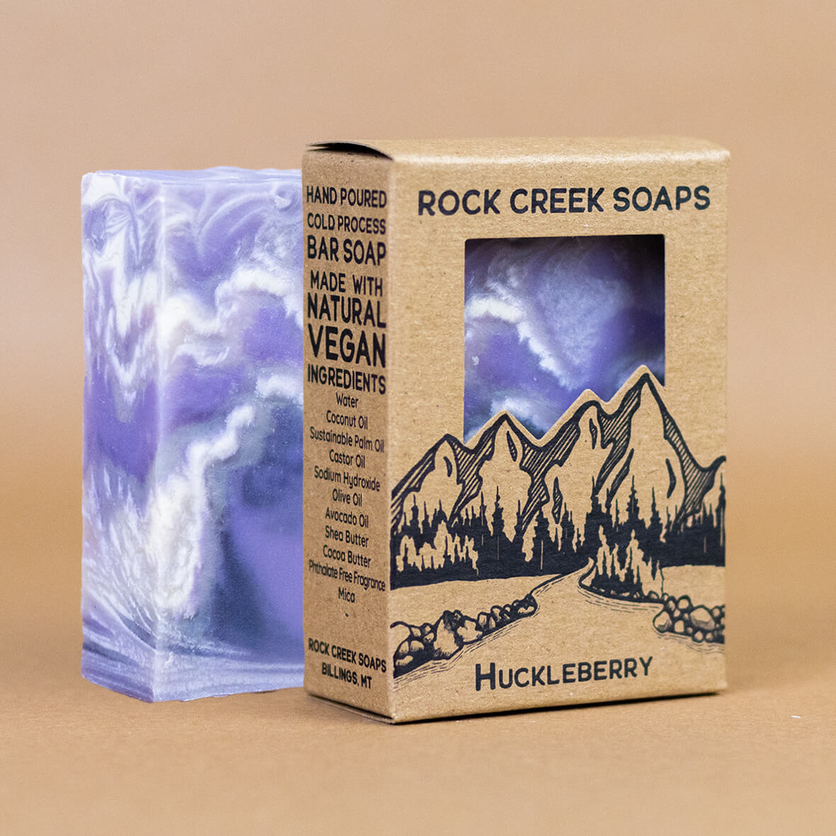 HUCKLEBERRY SOAP | Wild Mountain Huckleberries Rock Creek Soaps