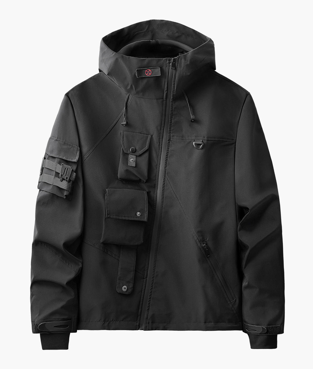 IBJ514 Black Techwear Functional Jacket Niepce