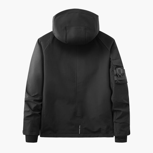 IBJ514 Black Techwear Functional Jacket Niepce