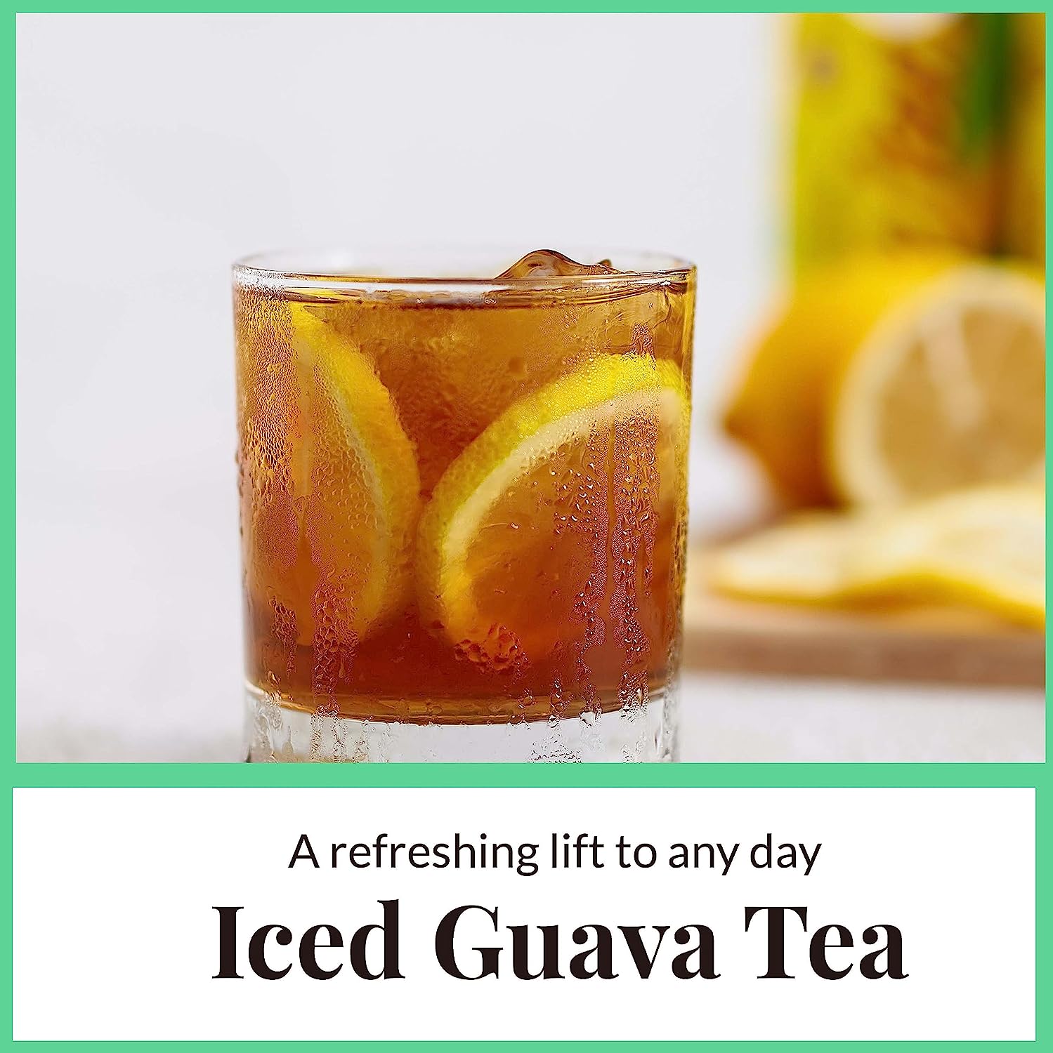 Guava Leaf Tea - 50 Bags, 100% Pure Guava Leaves (Té De Hoja de Guayaba ) Stress Relieving, Herbal Tea- Non-GMO, Vegan, Caffeine-Free Akshit