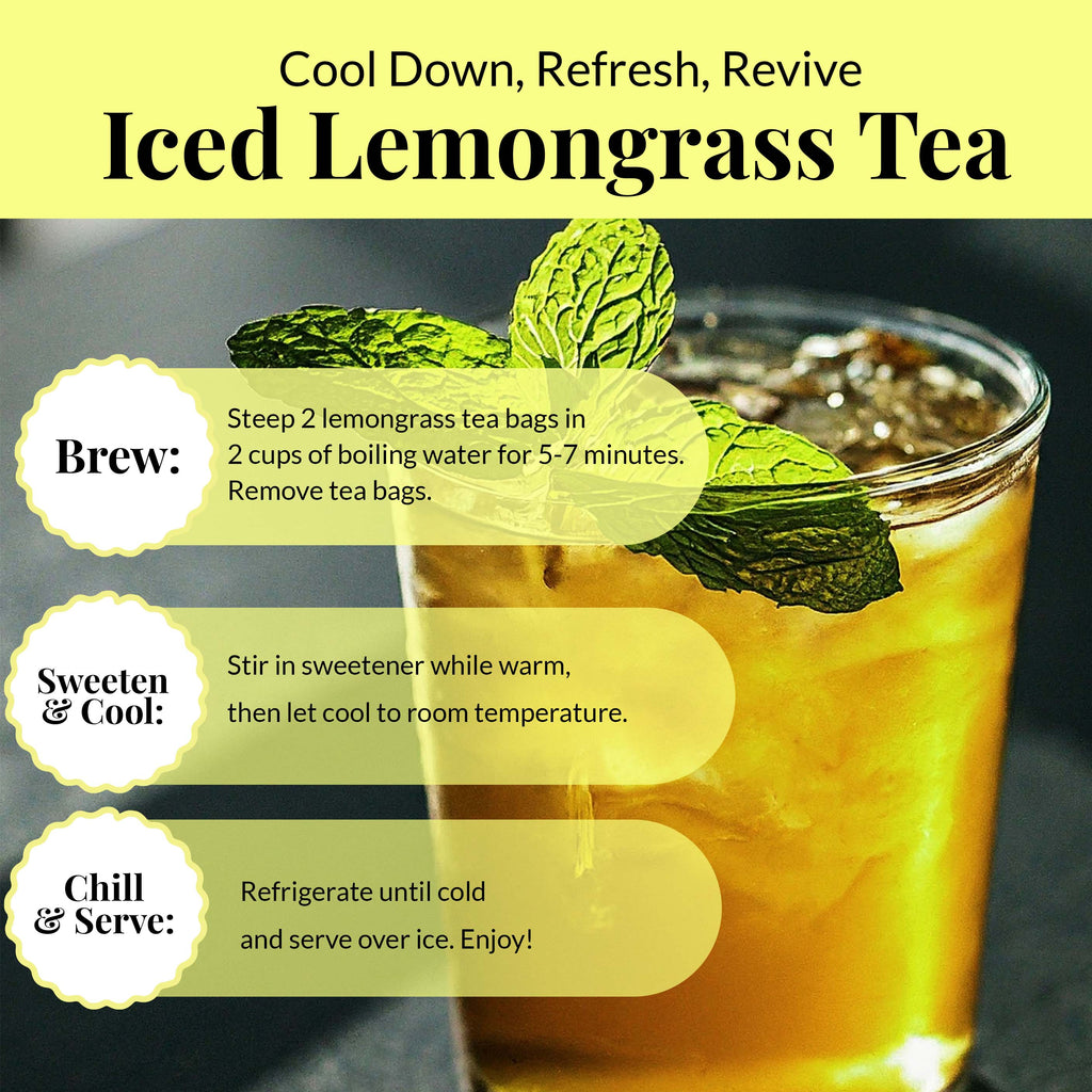 50 Lemongrass Tea Bags, Te De Limon, 100% Natural, Premium Lemon Grass Tea, Relaxing & Calming, Non-GMO, Caffeine-Free. by Akshit. Akshit