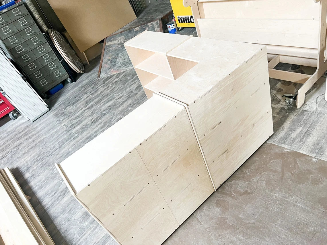 JARED BUNDLE- Corner Shelf Unit Bush Acres