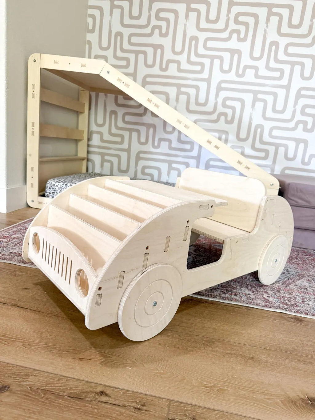 FELIX- Car Inspired Double Sided Bookshelf Bush Acres