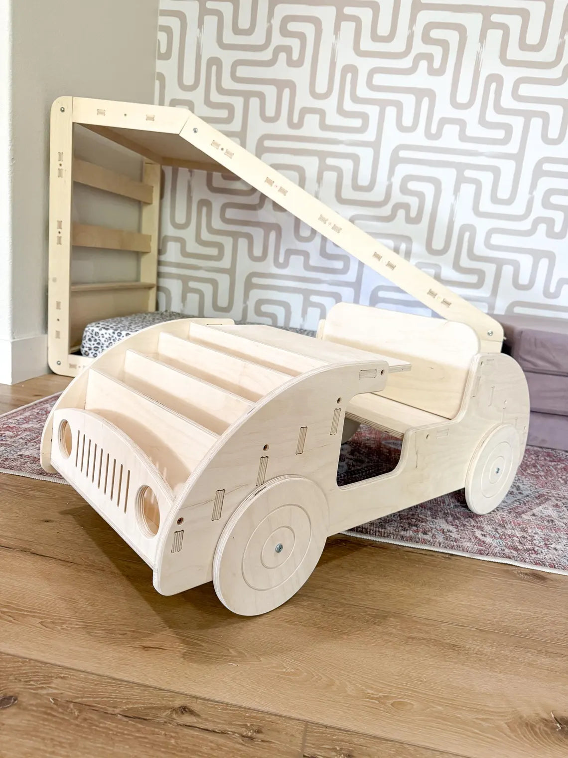 FELIX- Car Inspired Double Sided Bookshelf Bush Acres