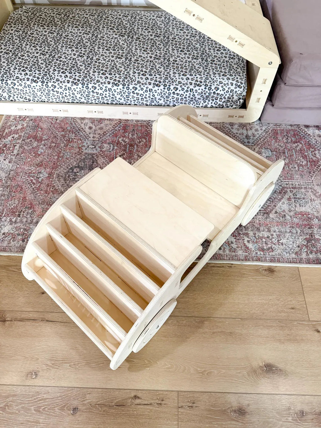 FELIX- Car Inspired Double Sided Bookshelf Bush Acres