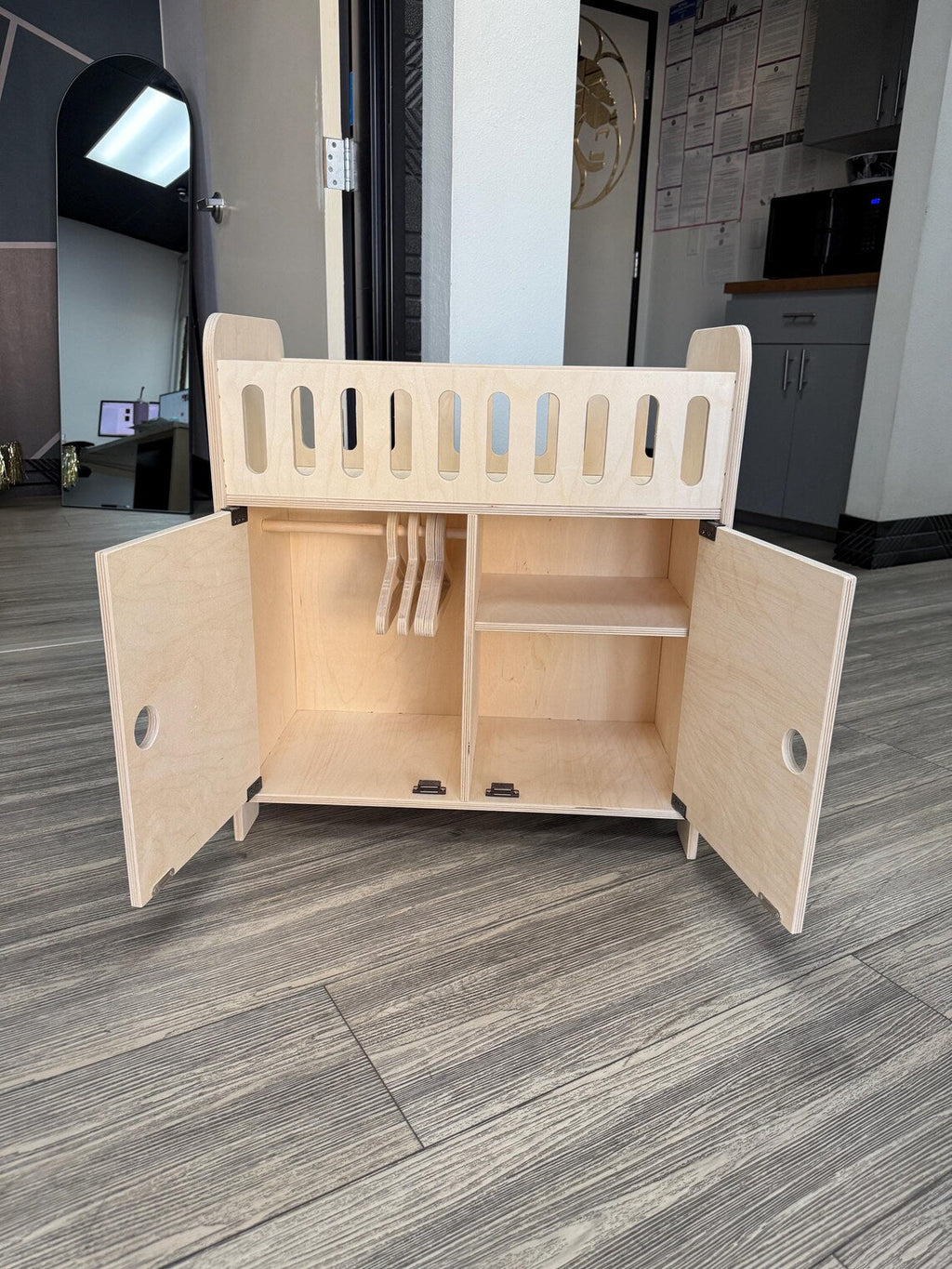 CLARA- Doll Crib with Storage Bush Acres