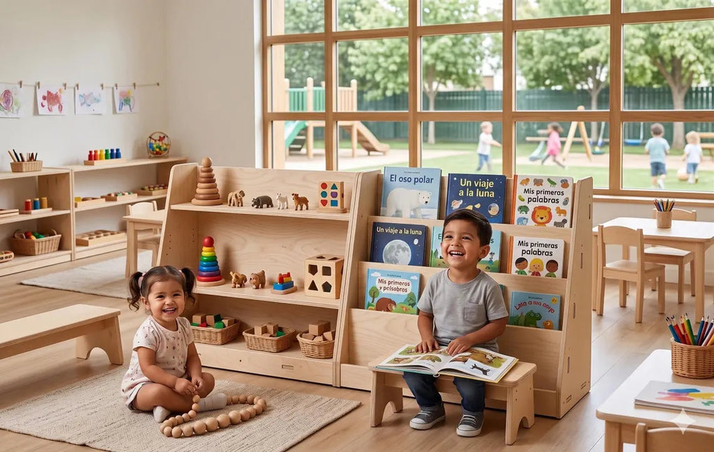 CARTER- Montessori Toy Shelf Bush Acres