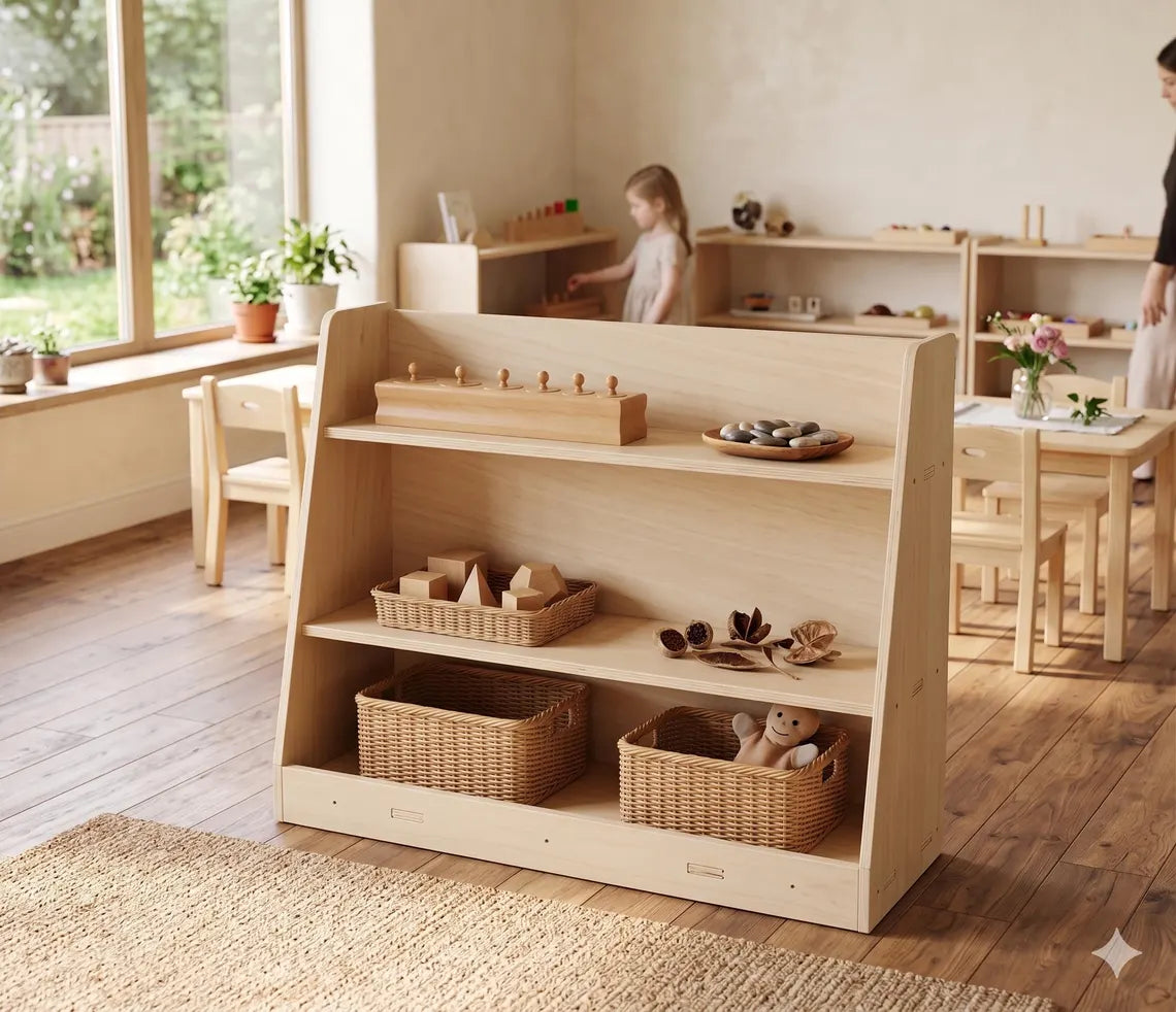 CARTER- Montessori Toy Shelf Bush Acres