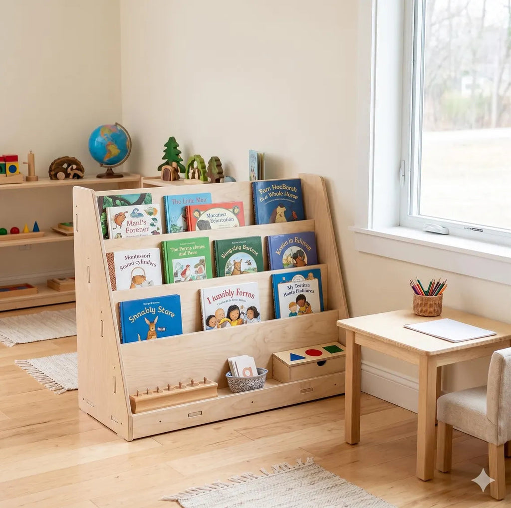 JENN- Montessori Front Facing Bookshelf Bush Acres