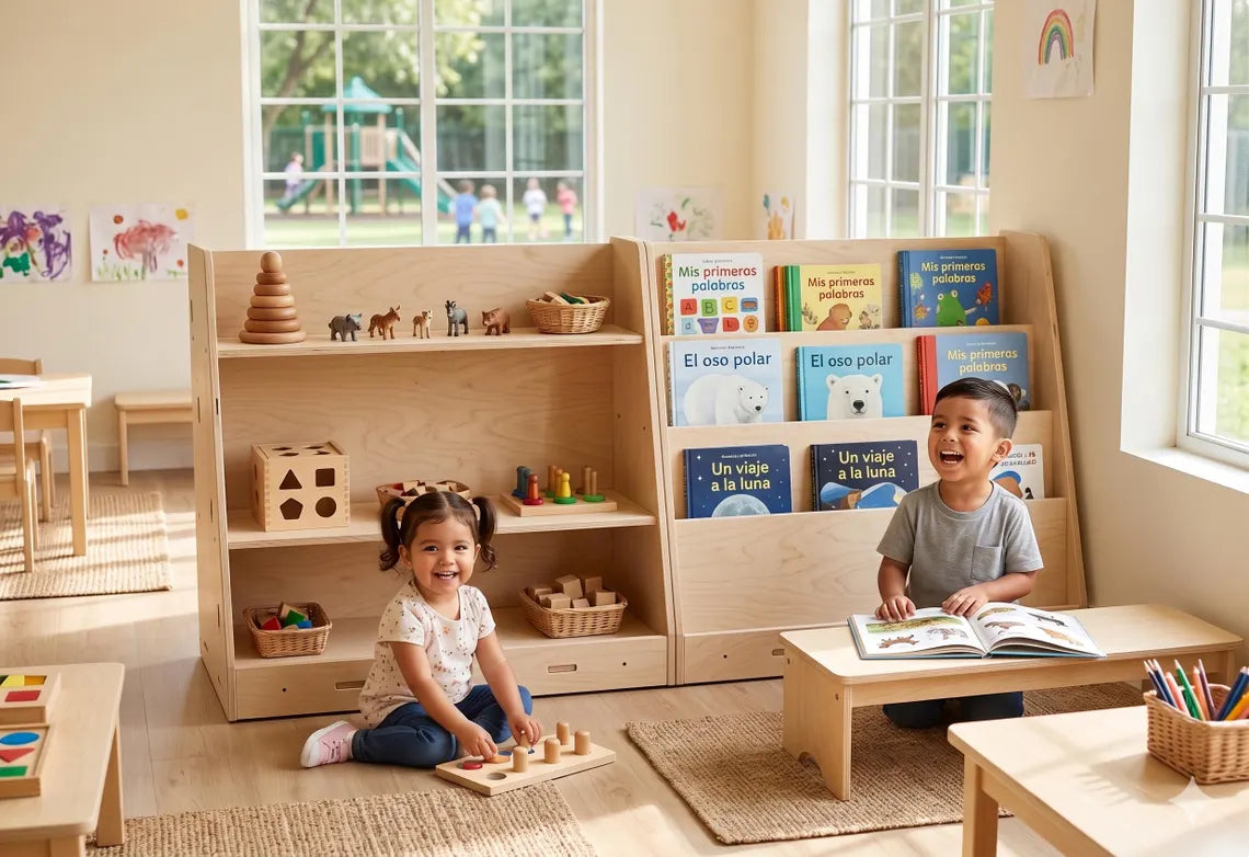 CARTER- Montessori Toy Shelf Bush Acres