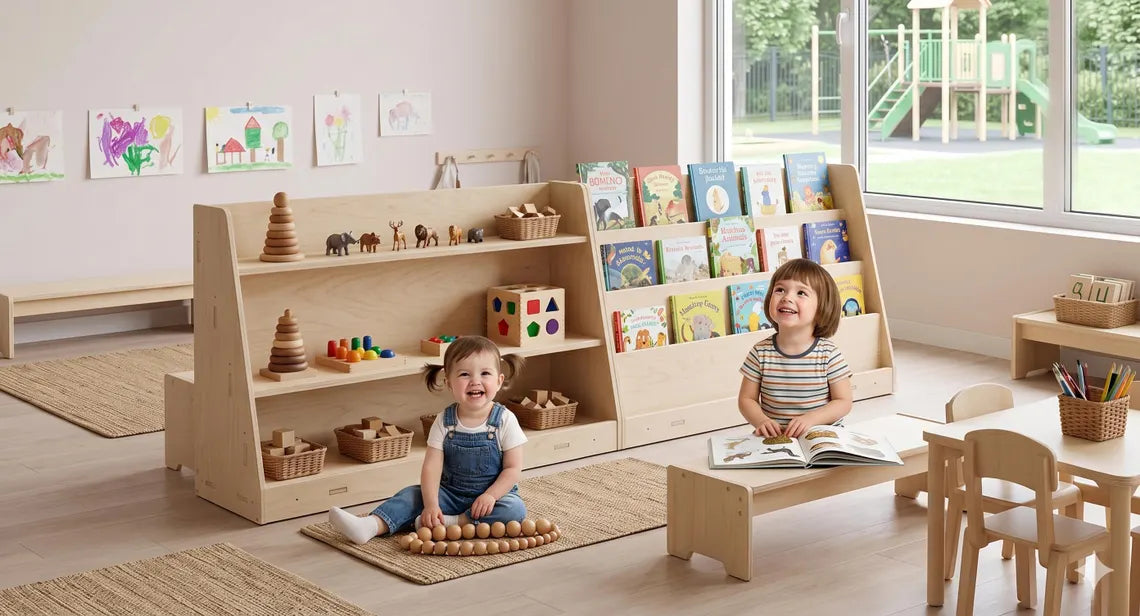 CARTER- Montessori Toy Shelf Bush Acres