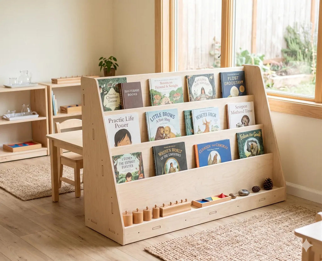 CARTER- Montessori Toy Shelf Bush Acres