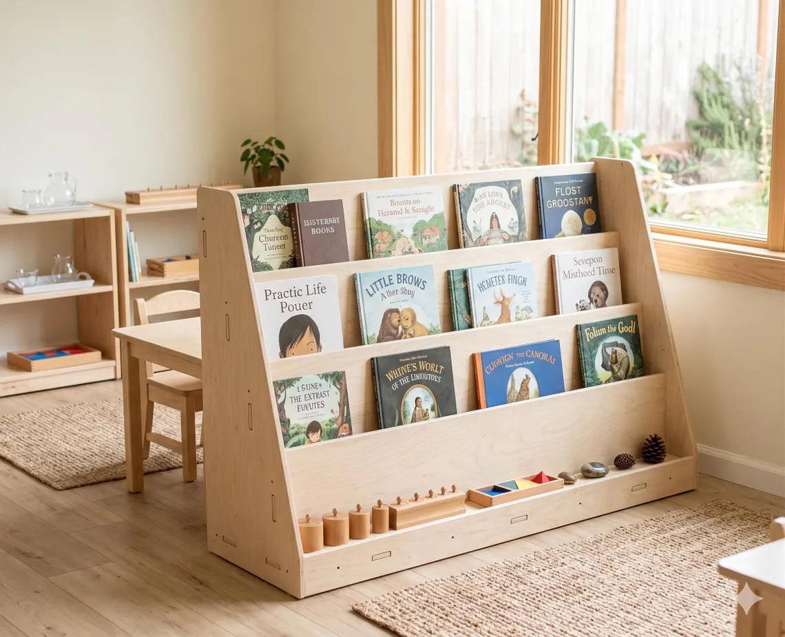 CARTER- Montessori Toy Shelf Bush Acres