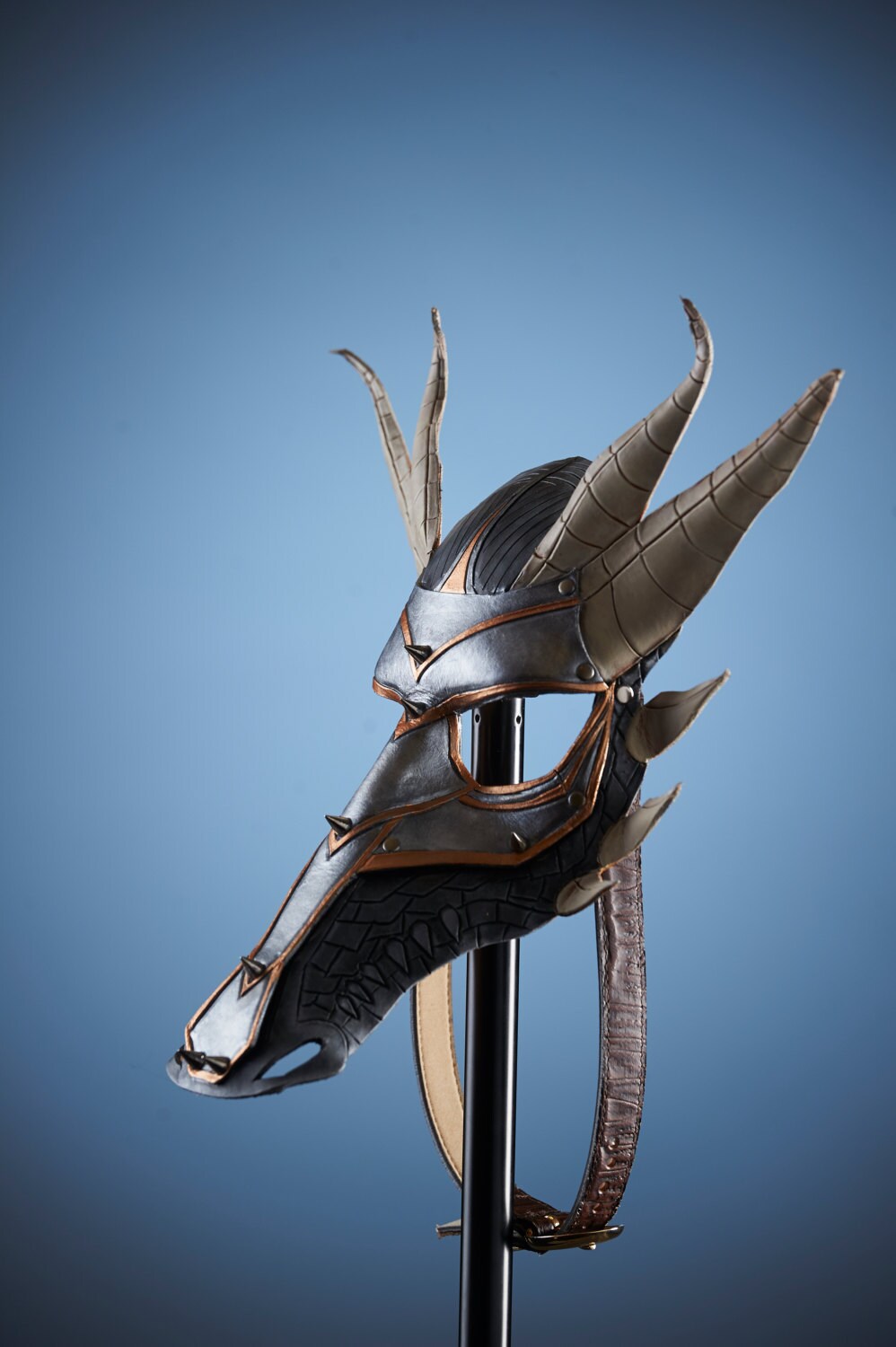Dragon Handmade Genuine Leather Mask Rockwell Masks