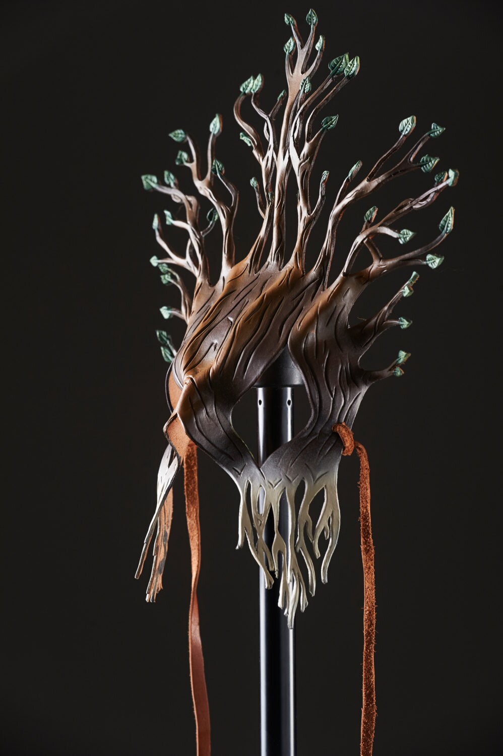 Summer - Handmade Genuine Leather Mask Rockwell Masks
