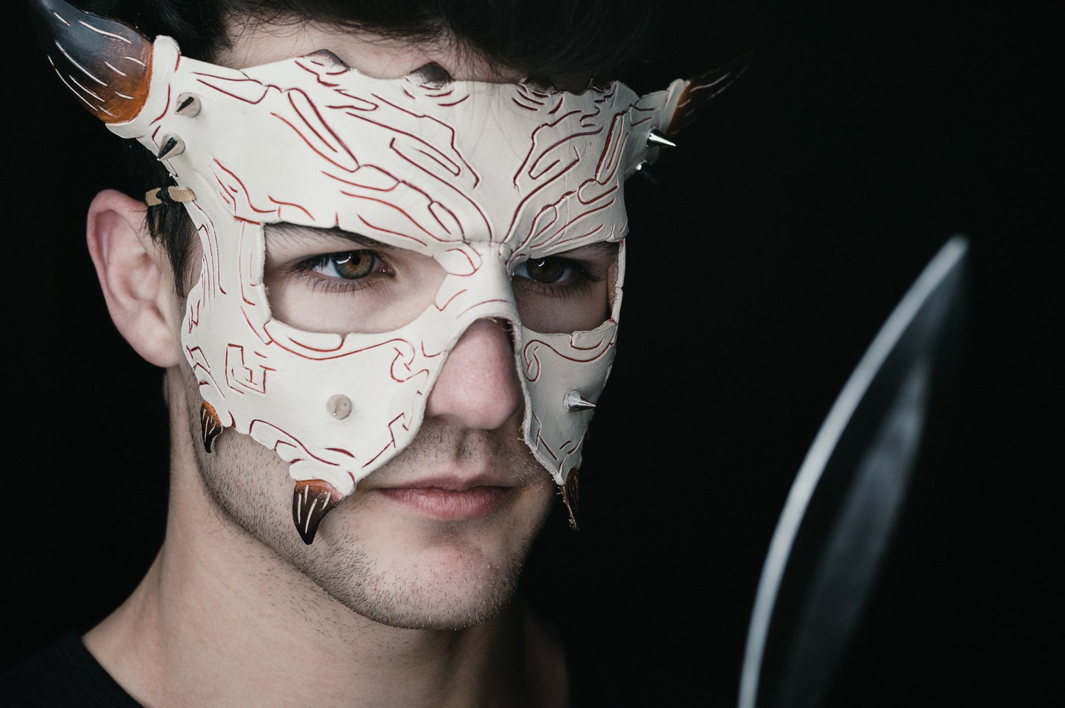 Handmade Genuine Leather Mask Rockwell Masks