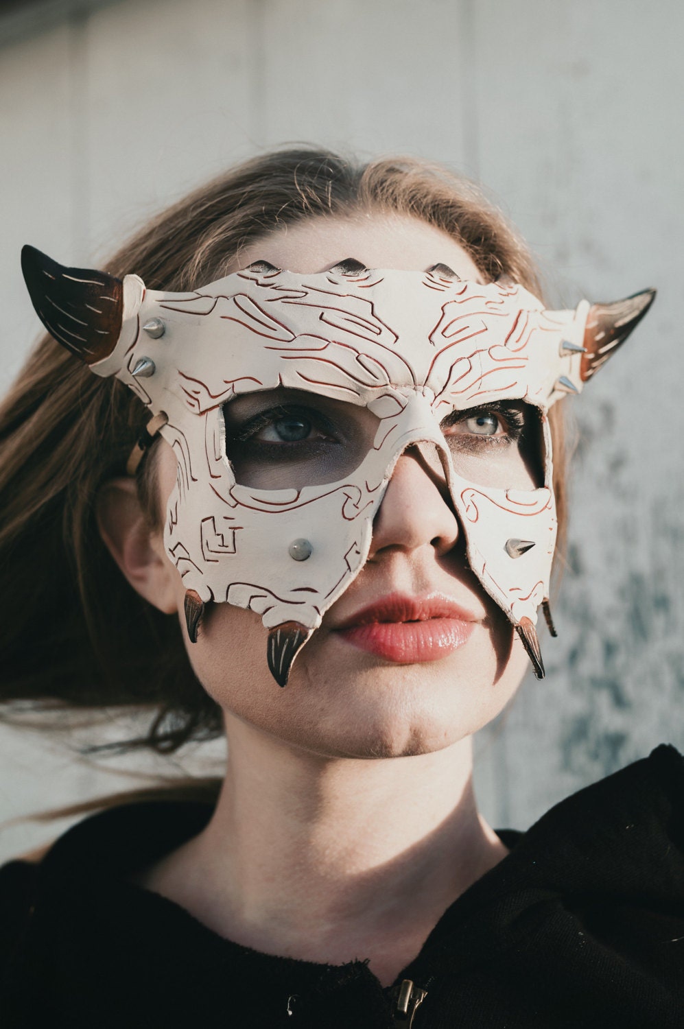 Handmade Genuine Leather Mask Rockwell Masks