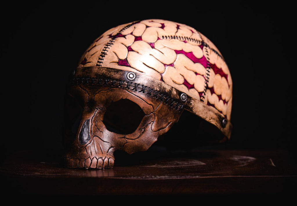 Frank's Brain Handmade Genuine Leather Mask Rockwell Masks