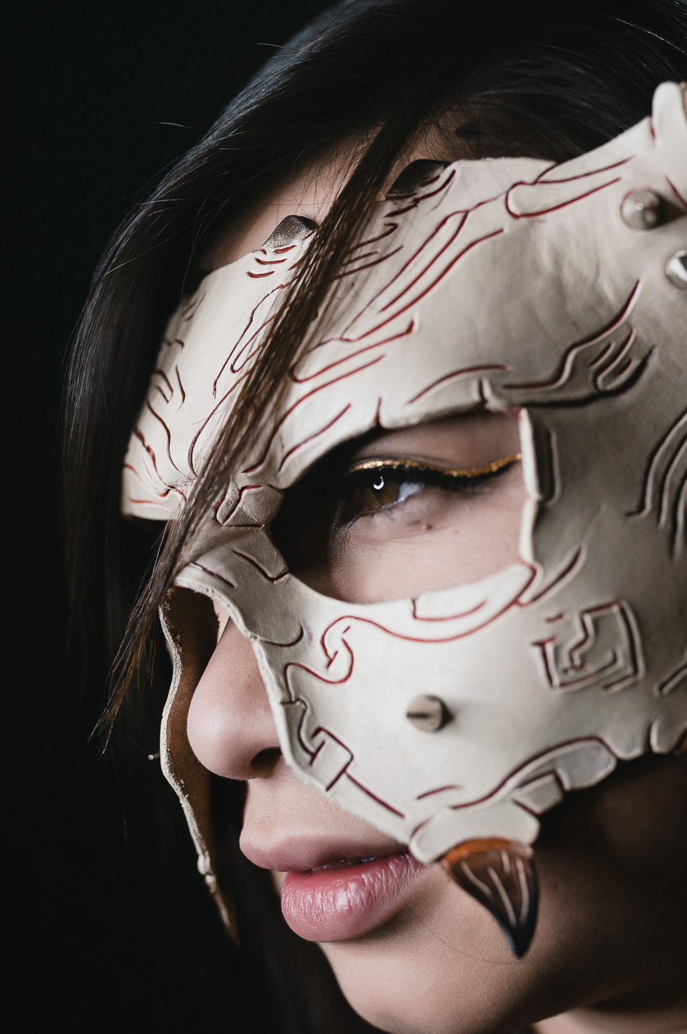 Handmade Genuine Leather Mask Rockwell Masks