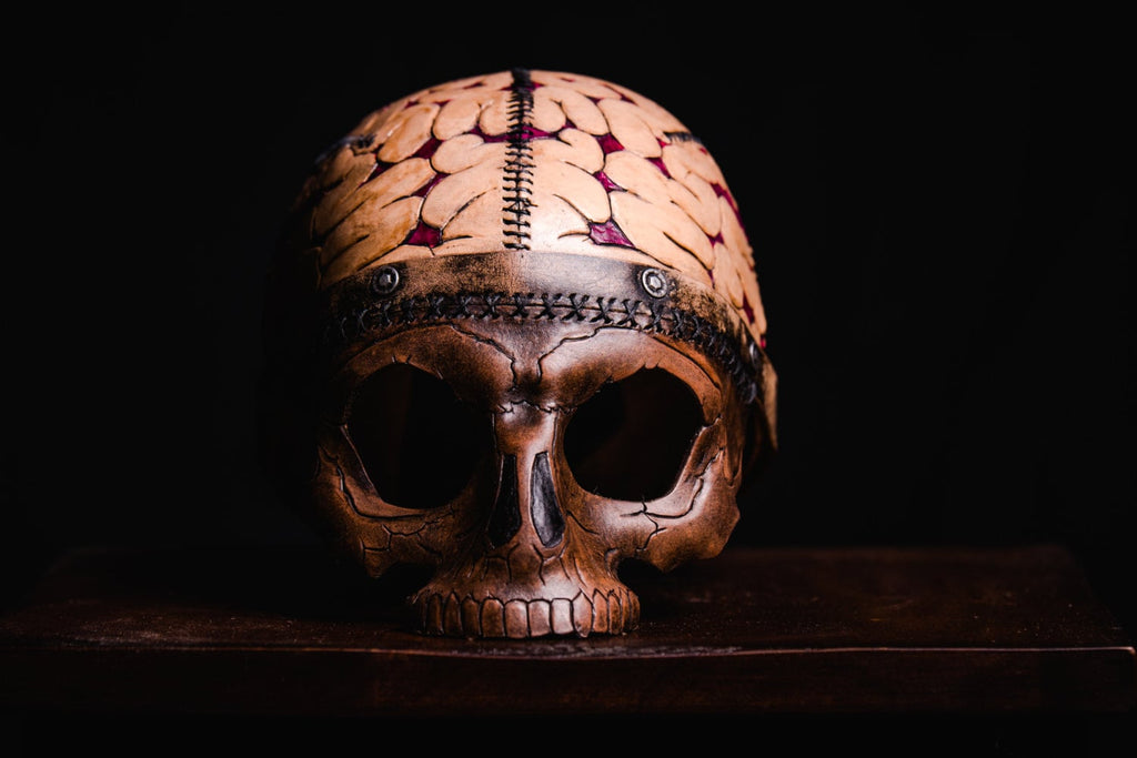 Frank's Brain Handmade Genuine Leather Mask Rockwell Masks