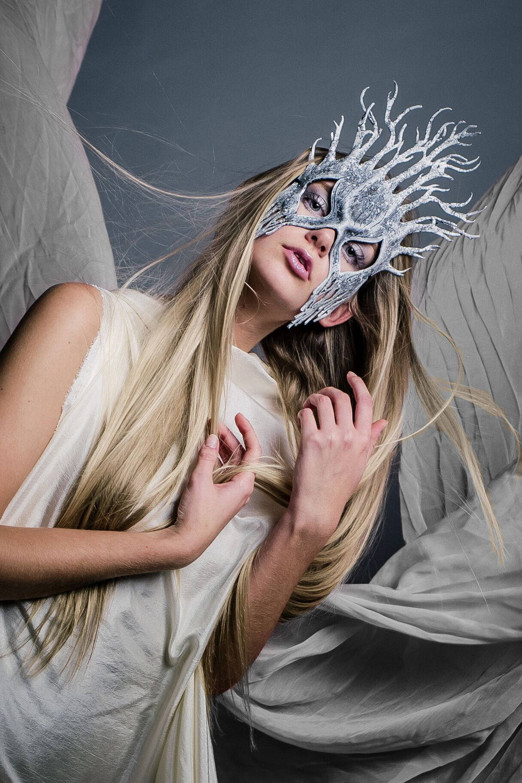 Winter - Handmade Genuine Leather Mask Rockwell Masks