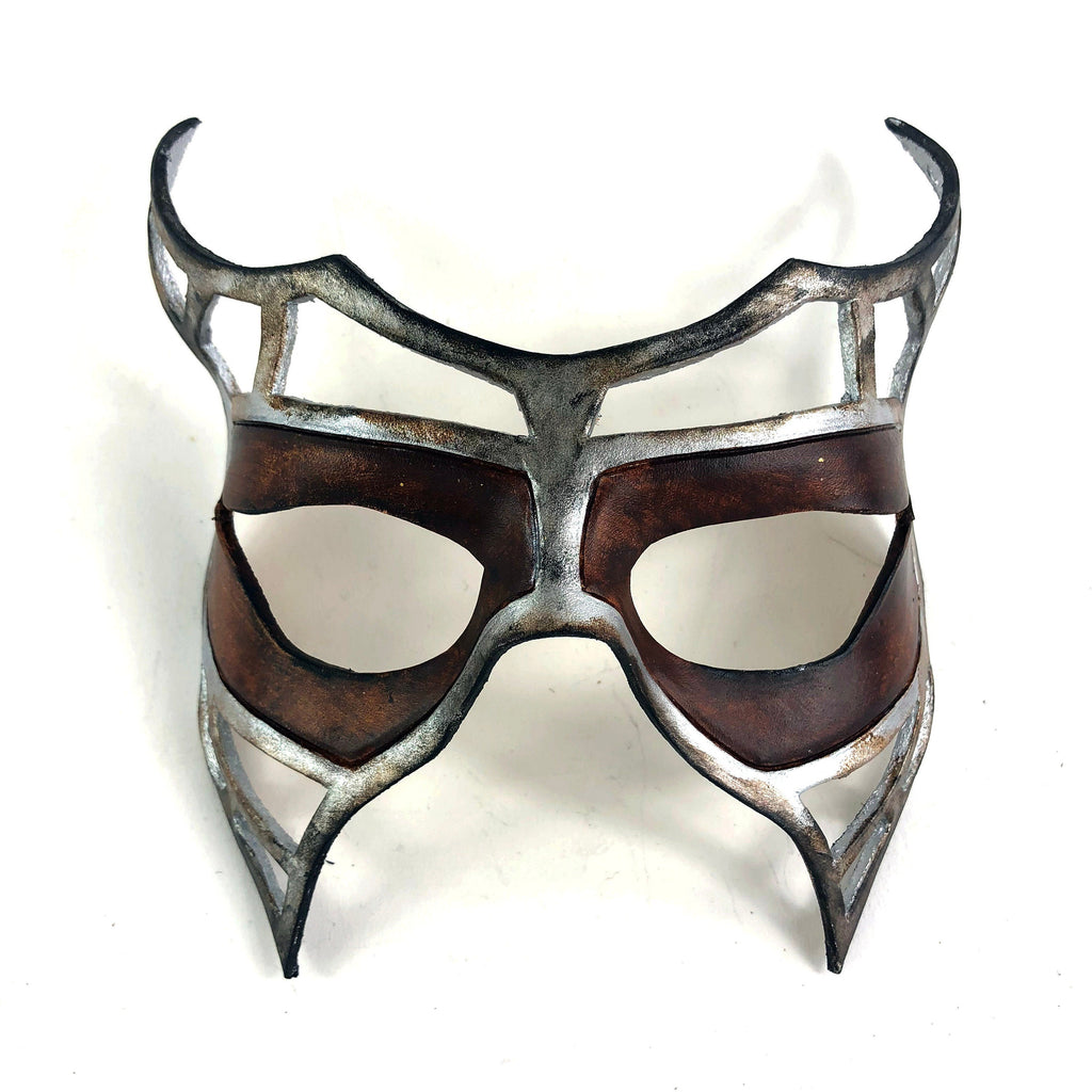 Handcrafted Genuine Leather Royal Warrior Mask Rockwell Masks