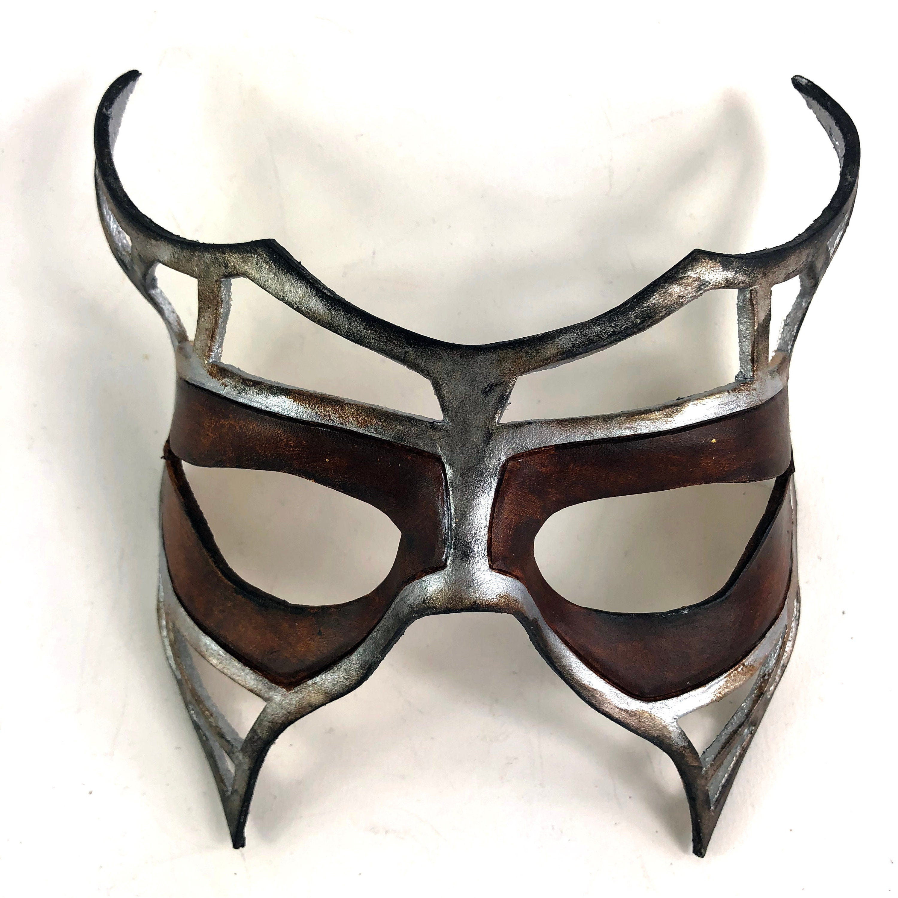 Handcrafted Genuine Leather Royal Warrior Mask Rockwell Masks