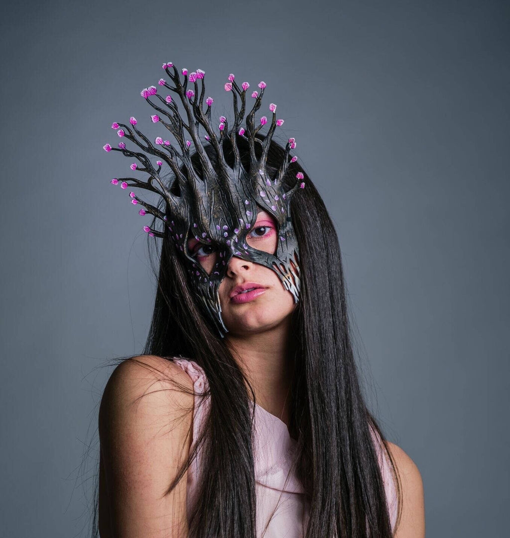 Spring - Handmade Genuine Leather Mask Rockwell Masks