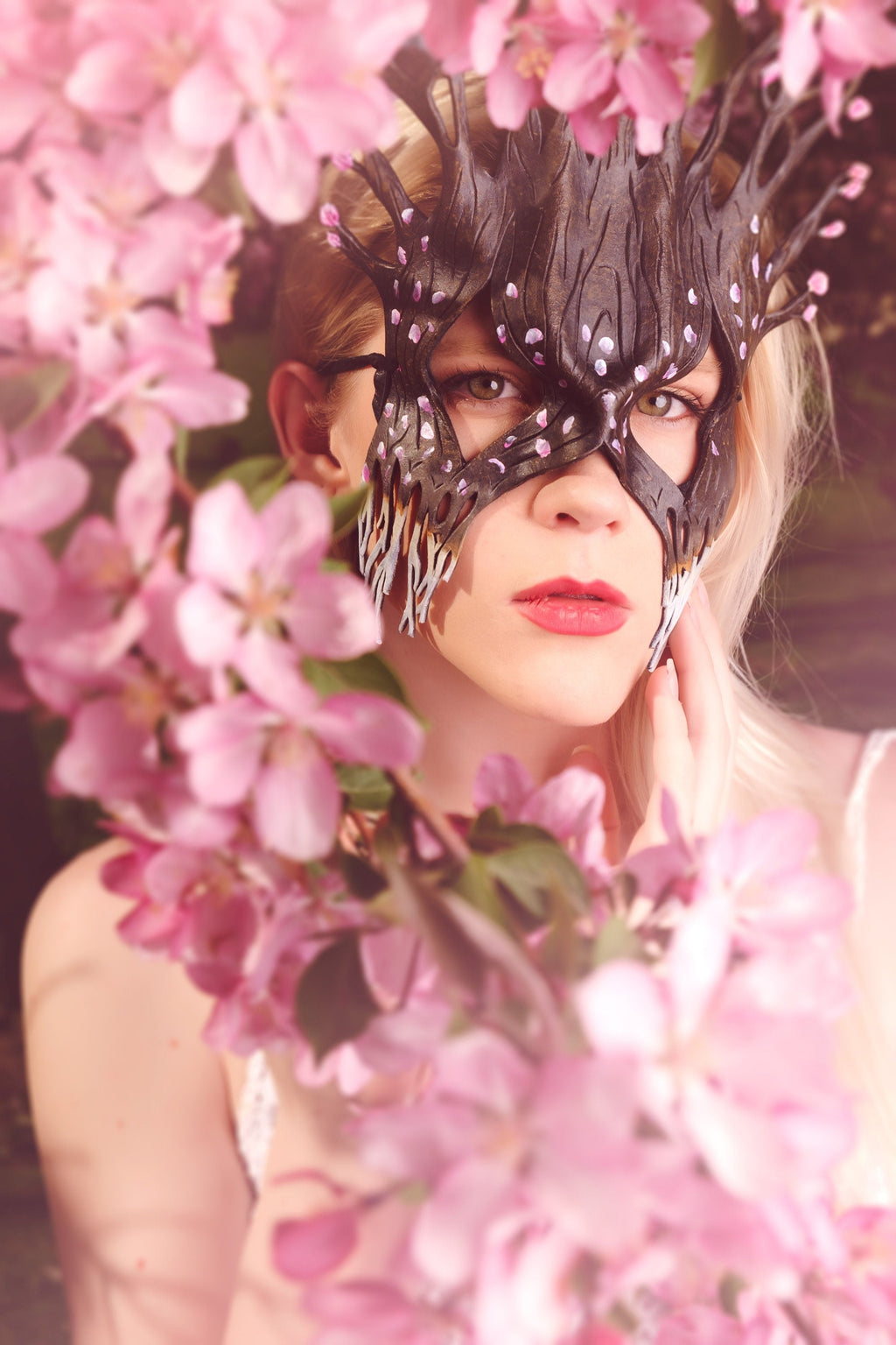 Spring - Handmade Genuine Leather Mask Rockwell Masks