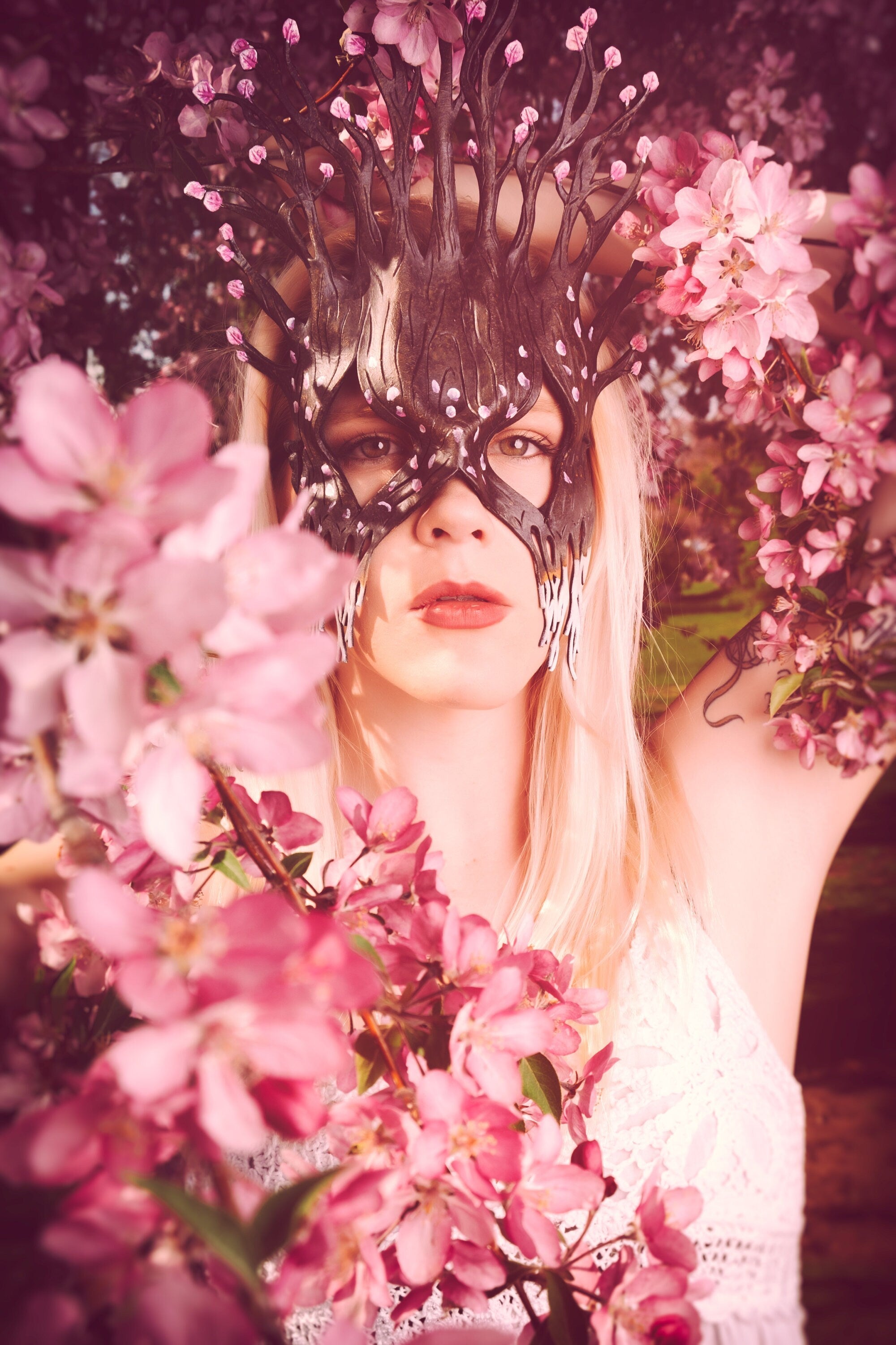 Spring - Handmade Genuine Leather Mask Rockwell Masks