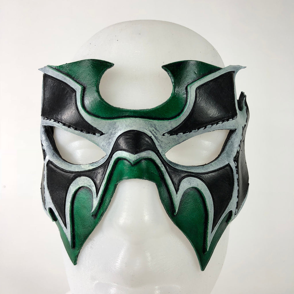 Super Hero Wrestling Mask Handmade Genuine Leather Mask Rockwell Masks