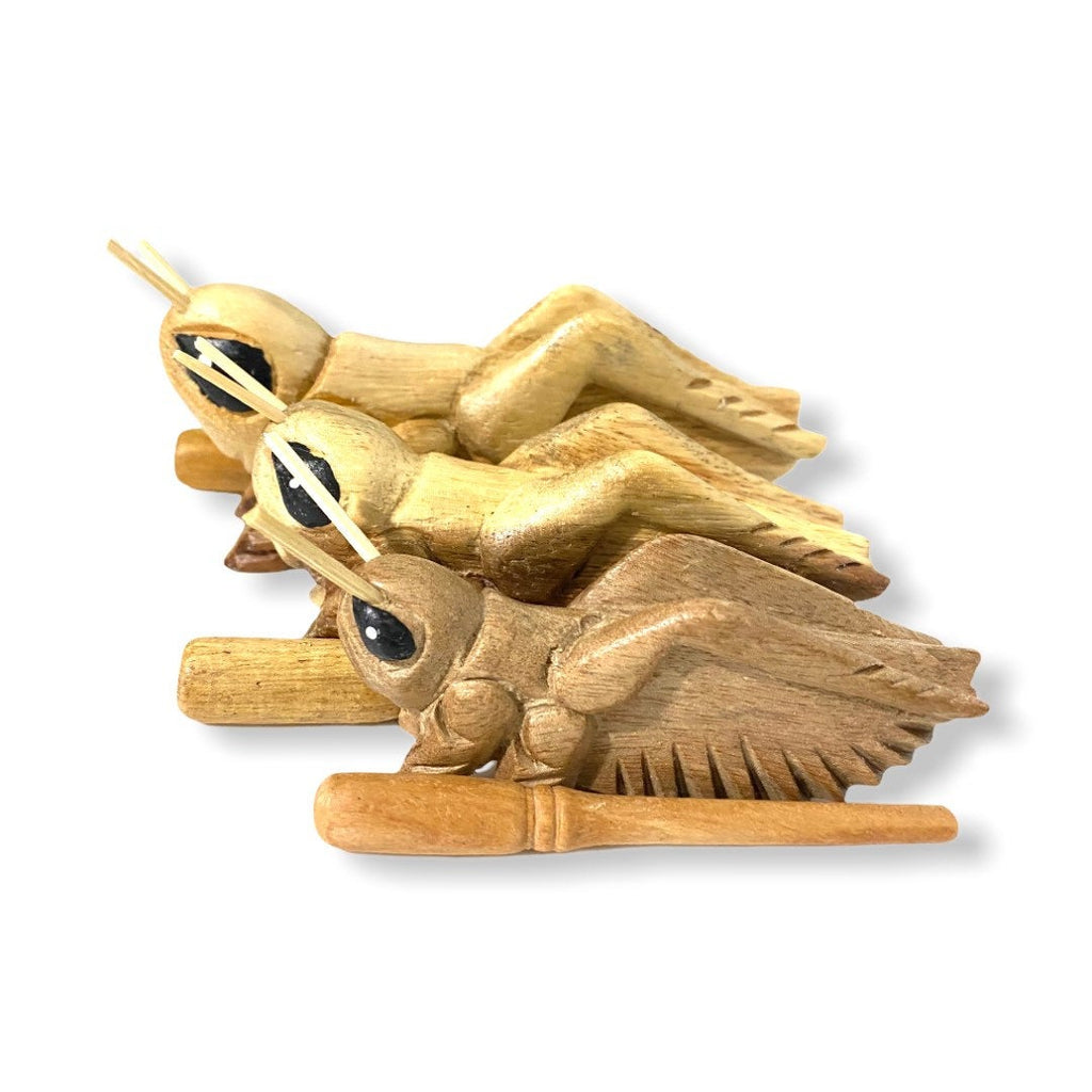 3" Wooden Musical Cricket Percussion Instrument Music Frog Co